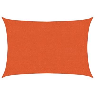 VidaXL Zonnezeil 160 g/m² 2x2,5 m hdpe oranje
