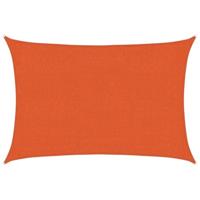 VidaXL Zonnezeil 160 g/m² 2x2,5 m hdpe oranje - thumbnail