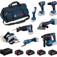 Bosch Professional Accu combiset 8-delig 18V 5.0Ah in tas - 0615V00061 - thumbnail