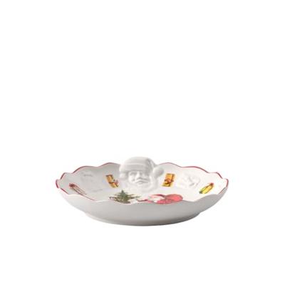 Villeroy & Boch Toy's Fantasy Schaal relief kerstman 24,5 cm