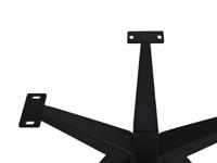 Onderstel Angle - 80x80x72 - Gepoedercoat zwart - Metaal - thumbnail