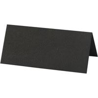 Creativ Company Naamkaarten, afm 9x4 cm, 220 gr, zwart, 20 stuk/ 1 doos - thumbnail