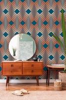 AS Creation Retro Chic - Blauw - Retro - 395322 - thumbnail