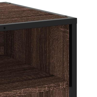 Tv-meubel 180,5x40x46 cm bewerkt hout bruin eikenkleurig - thumbnail