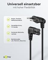 goobay Eurostekker > C7 90° kabel - thumbnail