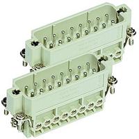 HARTING 09200162613 Pin-inzetstuk Han® A 16 + PE Schroeven 1 stuk(s) - thumbnail