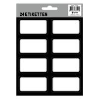 Etiketten A5 24 stuks Zwart - thumbnail