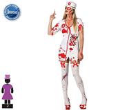 Kostuums voor Volwassenen Th3 Party Wit Moordenaar (3 Onderdelen) - Maat: M/L - Maat: M/L - thumbnail