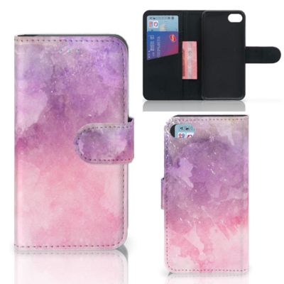 Hoesje iPhone 7 | 8 | SE (2020) | SE (2022) Pink Purple Paint Hoesje iPhone 7 | 8 | SE (2020) | SE (2022) Pink Purple Paint