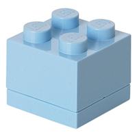 Room Copenhagen LEGO Mini Box Lunchbox 4 Blauw opbergdoos - thumbnail