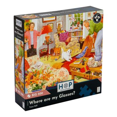 Where are my Glasses? Puzzel 500 XL Stukjes