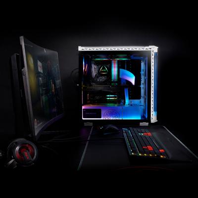 Micro ATX/ Mini ITX / ATX Midtower Behuizing XPG Battlecruiser Wit Zwart ARGB