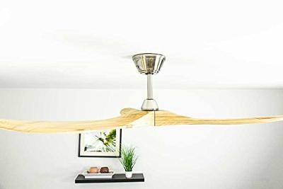 CasaFan ECO GENUINO 180 BN-NT Plafondventilator 30 W (Ø x h) 1800 mm x 290 mm Chroom Met afstandsbediening, Met wintermodus CasaFan ECO GENUINO 180 BN-NT Plafondventilator 30 W (Ø x h) 1800 mm x 290 mm Chroom Met afstandsbediening, Met wintermodus