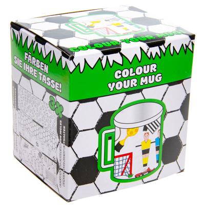 Duckiez Kleur je eigen beker voetbal 250 ml | 24 stuks Duckiez Kleur je eigen beker voetbal 250 ml | 24 stuks