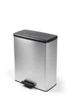 Curver deco bin duo 26l+26l zilver - thumbnail