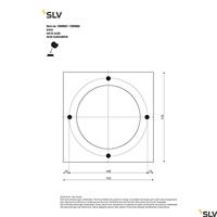 SLV 1000665 Lisene Pole Staande buitenlamp LED E27 23 W Grijs, Rook - thumbnail