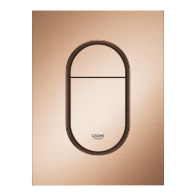 Bedieningsplaat GROHE Arena Cosmopolitan S DualFlush 3x17,2 cm Warm Sunset Geborsteld Bedieningsplaat GROHE Arena Cosmopolitan S DualFlush 3x17,2 cm Warm Sunset Geborsteld