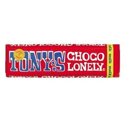Chocolade tony chocolonely melk reep 50gr | 35 stuks Chocolade tony chocolonely melk reep 50gr | 35 stuks