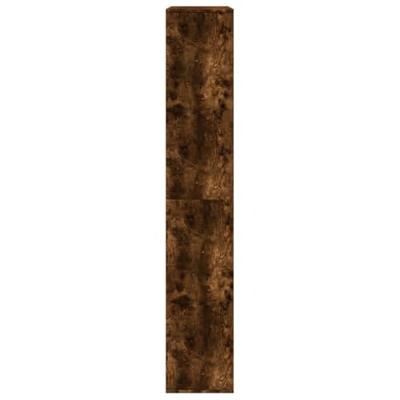 Boekenkast 100x33x187,5 cm bewerkt hout gerookt eikenkleurig