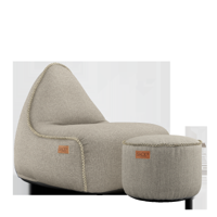 Cobana Lounge Chair & Pouf - thumbnail
