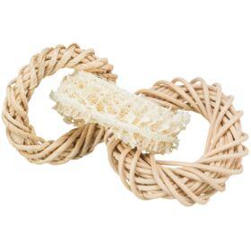 TRIXIE LUFFARING MET ROTAN-EN MAÏSBLAD RING NATUREL TRIXIE LUFFARING MET ROTAN-EN MAÏSBLAD RING NATUREL