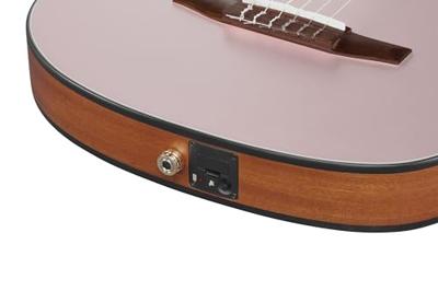 Ibanez FRH10N Rose Gold Metallic Flat elektrisch-akoestische klassieke gitaar - thumbnail
