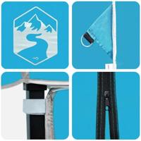 Luifeltent Blauw 200 x 200 cm Oxford stof - thumbnail