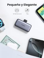 UGREEN Powerbank - 5000 mAh - USB-C-aansluiting - Met standaard - Zwart - thumbnail