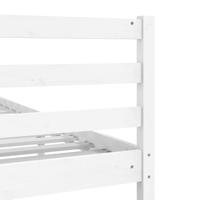 Bedframe massief hout wit 140x190 cm - thumbnail
