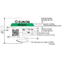 Sunon HA40101V4-1000U-A99 Axiaalventilator 12 V/DC 9.2 m³/h (l x b x h) 40 x 40 x 10 mm - thumbnail