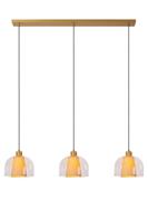 Lucide GUNHILD - Hanglamp - 3xE27 - Transparant - thumbnail