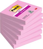 Memoblok post-it 654 super sticky 76x76mm roze - thumbnail