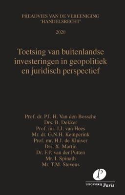 Toetsing van buitenlandse investeringen in geopolitiek en juridisch perspectief - Brigitte Dekker - Paperback (9789462512467)