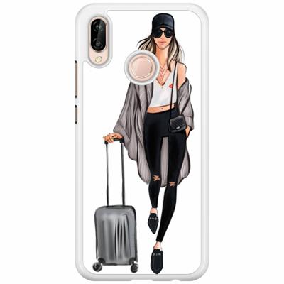 Huawei P20 Lite hoesje - Travel girl
