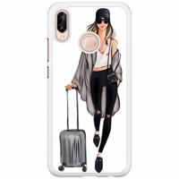 Huawei P20 Lite hoesje - Travel girl - thumbnail