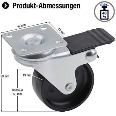 Metafranc Zwenkwiel 50Mm Ku Zw Vastz. W - WU0802490