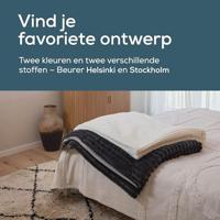 Beurer HD 82 Helsinki Elektrische deken Wit - thumbnail