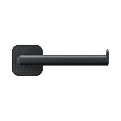 Tiger Cooper Toiletrolhouder - zonder klep - met L-vorm - zwart 800237