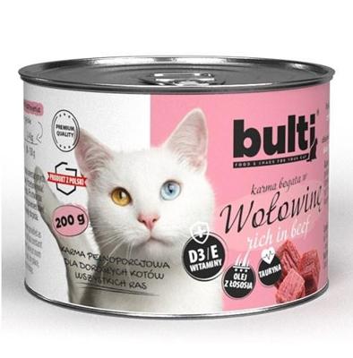 BULTI Rich in beef - nat kattenvoer - 200g