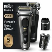 Braun Series 9 Pro+ 9575cc Wet & Dry Scheerapparaat met scheerblad Trimmer Metallic - thumbnail