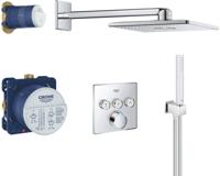 GROHE Smartcontrol Inbouw Mengkraan 2 Stralen Vierkant Chroom - thumbnail