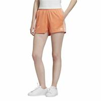 Sportbroeken voor Dames Adidas 3 Stripes Oranje - Maat: 38 - thumbnail