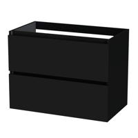 Wastafelonderkast Tiger Loft 80 cm Mat Zwart - thumbnail