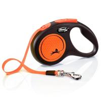 Flexi rollijn new classic neon tape zwart / oranje - thumbnail