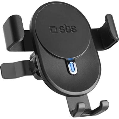 sbs mobile Telefoonhouder voor in de auto Met inductielader 85 mm (max) Bevestigingswijze (auto): Ventilatierooster