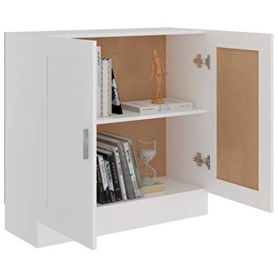 Boekenkast 82,5x30,5x80 cm bewerkt hout wit