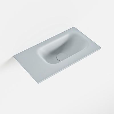 MONDIAZ EDEN Clay solid surface inleg wastafel voor toiletmeubel 40cm. Positie wasbak rechts MONDIAZ EDEN Clay solid surface inleg wastafel voor toiletmeubel 40cm. Positie wasbak rechts