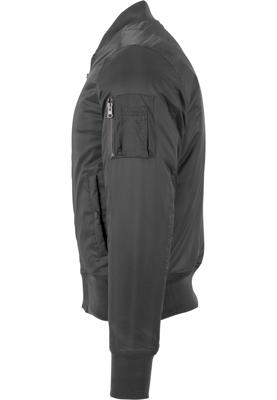 Urban Classics / Bomberjack Basic Bomber in grijs Urban Classics / Bomberjack Basic Bomber in grijs