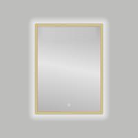 Badkamerspiegel Best Design Nancy Isola LED Verlichting 60x80 cm Mat Goud - thumbnail