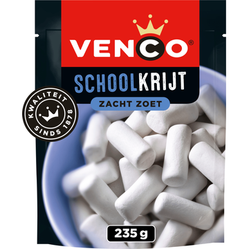 Venco Schoolkrijt drop Zacht Zoet 235g bij Jumbo